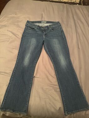 Classic Women's Bootcut Jeans in Dark Blue